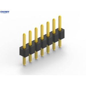 Buy cheap Custom 2mm Pitch Pin Header , 2 Pins To 80 Pins Single Row Male Pin Header from wholesalers