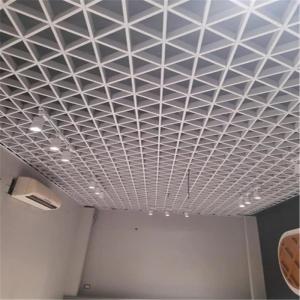 Wholesale Airport Aluminum Metal Ceiling Grid 100*100*100 Triangular Open Cell Ceiling from china suppliers