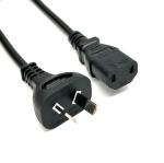 SAA Connector C17 AU Power Cords Australia 2 Pin Plug Extension Cords 7.5A 250V