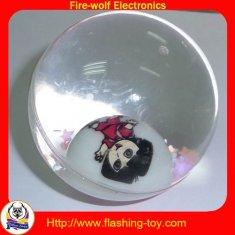 3 Led Flashing Toy TPU rubber Bounce / Bouncing Ball for Children manufacturer &
