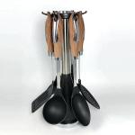 Home Kitchenware Heat Resistant Cooking Spoons Set with PA66 Plastic Type and