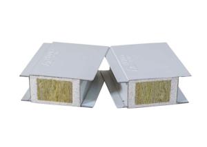 Wholesale Mgo Rock Wool Machine Made Cleanroom Sandwich Panel , Hospital Sandwich Wall Panel from china suppliers