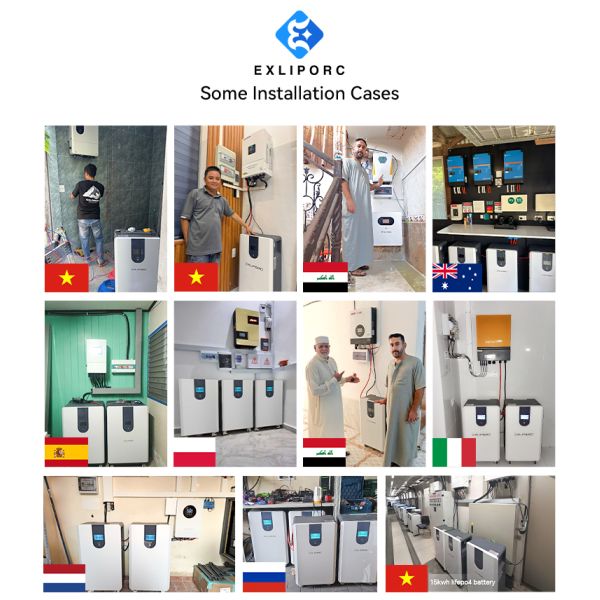 400V Solar Battery Storage System 16kWh Expandable to 256kWh with IP65 Protection for High Voltage Energy Storage