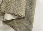 SGS Yarn Dyed Linen Weave Fabric , Burlap Heavyweight Upholstery Fabric