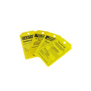 Wholesale Safety Warning Tag Customized Plastic Lockout Tags Safety Lockout Tagout from china suppliers