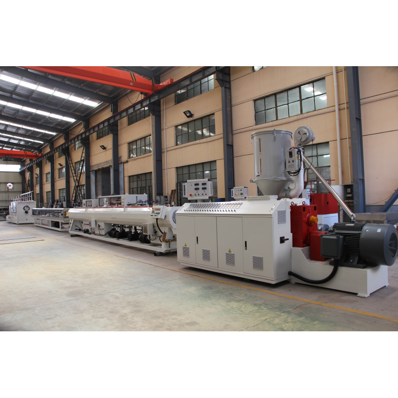 Automatic PE Plastic Water Pipe Extruder Cutter Production Line Machine