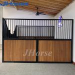 Steel Structure Portable Bamboo Horse Stable Box Stall Fronts Prefab 3.6m