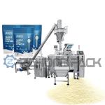 220V Flour Packaging Machine Automatic Single Station Bag Feeder Screw Metering