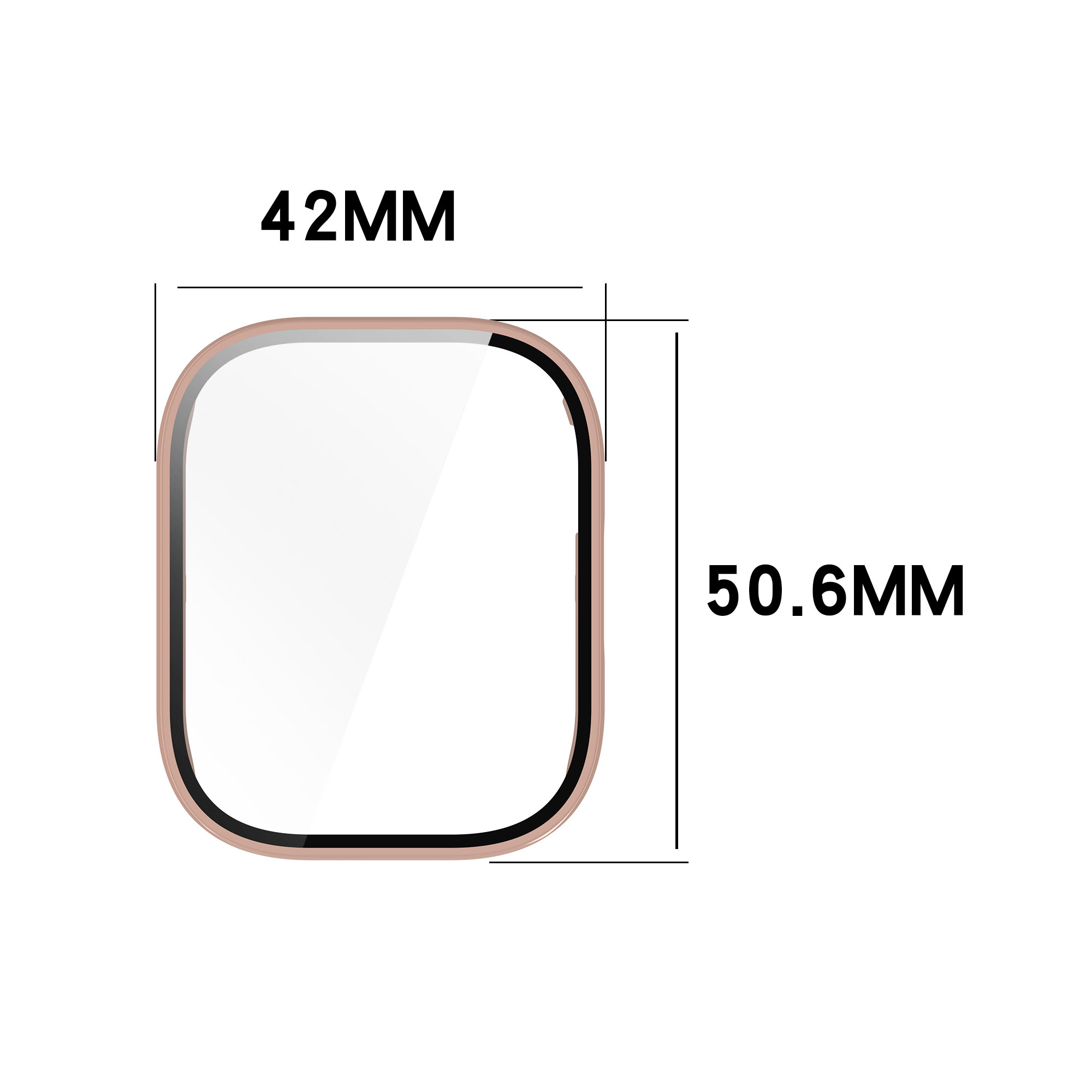 Eraysun for Redmi Watch 5 Lite Case Film All-In-One Case Screen Protection Watch Case