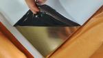 Mirror Stamped Stainless Steel Sheet PVD Color Coating Decoration Embossed Plate