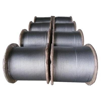 15x7 Crane Hoist Derricking Anti-Twisting Cable Galvanized Steel Wire Rope Grade