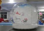Fire Proof Inflatable Human Size Snow Globe For Party , Event Decoration