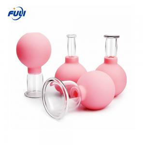 China 4 Pieces Facial Cupping Set - Vacuum Suction Cups, Silicone Cupping Therapy Set, Works For Fine Lines And Wrinkles on sale