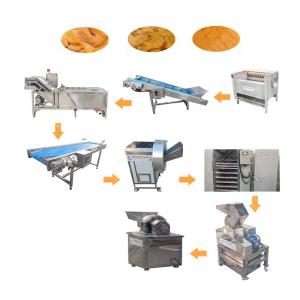 China Potato Chip Ginger Powder Machine Production Line With High Quality on sale