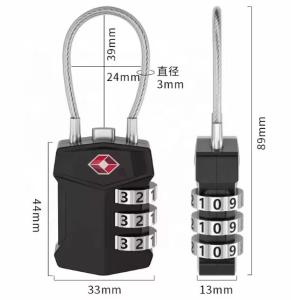 Wholesale Custom TSA Approved Padlocks Combination For Suitcases Backpacks Luggage from china suppliers