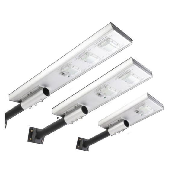 All In One Type Aluminum Street Light , 100w Solar Street Light With Lithium