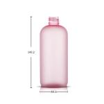 Matte Finish Hair Care Containers With Logo Boston Round Bottle For Hair Gel