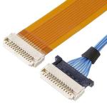 Lvds Coaxial Cable Connector For Lcd Monitor DW-5 20598-006T-02 0.5mm Pitch 6