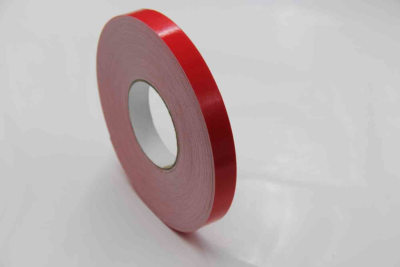 White 1mm Heavy Duty Double Single Sided Foam Tape For Wallbase