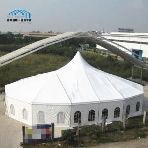 Wholesale Durable PVC Fabric Multi Sided Tent Waterproof High Peak Top VIP Lounge from china suppliers