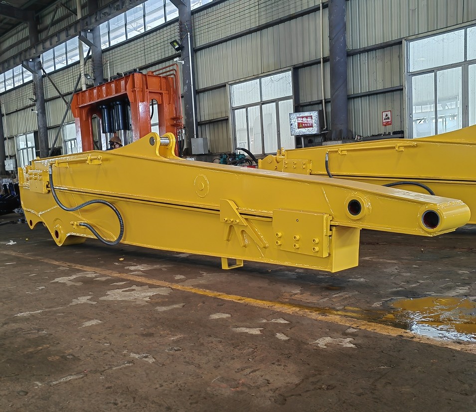 8M Excavator Telescopic Arm Use Shaogang Q355B Telescopic Dig Sand