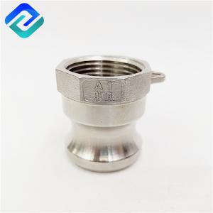 Wholesale NPT Camlock Quick Couplings BSPT Type A Camlock Fitting Aluminum Alloy EN 12266 from china suppliers