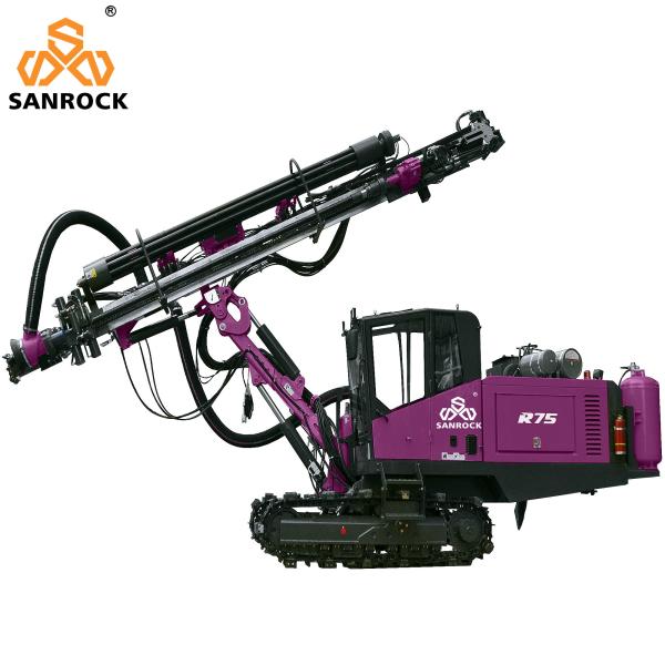 Hydraulic Borehole Drilling Rig Machine Mining Crawler DTH Drilling Rig