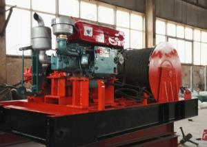 Wholesale 80KN Base Mounted Diesel Powered Winch For Marine,Construction 10 MT 25 Ton Industrial Winch from china suppliers