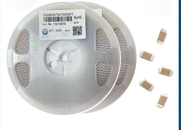 Ceramic Capacitors TCC0603X5R105M500CT Multilayer chip ceramic capacitor CCTC