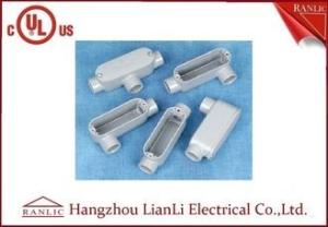 Wholesale Gray Powder Coated Aluminum Conduit Body LB LR LL C T Series NPT Female Thread from china suppliers