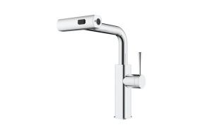 Wholesale Brass Pull Out Kitchen Faucet With Flexible Water Flow And Temperature Adjustment from china suppliers