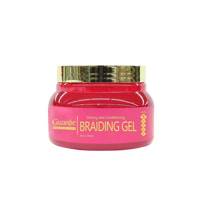 Oem Factory Supply Conditioning Gel Shine And Jam Hair Wax Gel Strong Hold Braid Edge Control Gel Hair Styling Wax