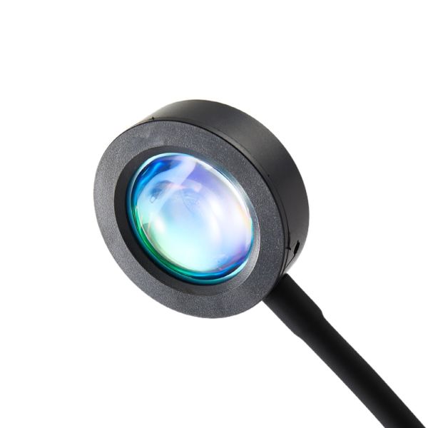 Led Atmosphere Halo Light Romantic Rainbow Sunset Projector Light Robot Night Light LED Projection Lamp Sunset Lamp For