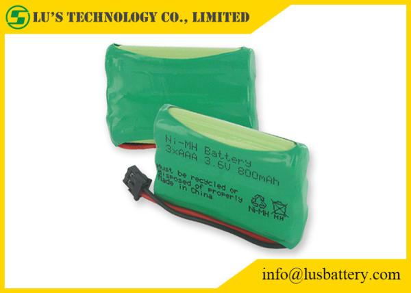Customized Color NIMH Batteries AAA Rechargeable Phone Battery 3.6 V 800mah nimh