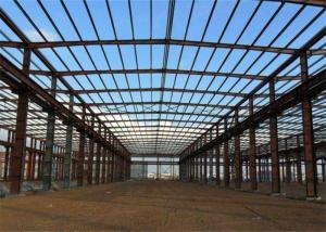 China Prefab Modular Steel Construction , Gable Frame Light Steel Frame Building on sale