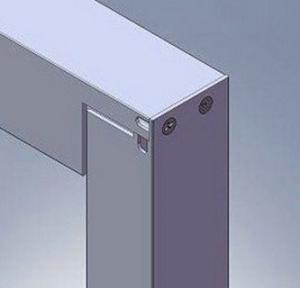 Wholesale Screw Joint Alloy 6063 Aluminum Solar Panel Frame , Steel Polished Extruded Aluminum Profile from china suppliers