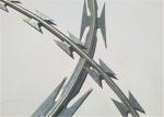Galvanized razor wire coils anti-rust razor blade barbed wire for cross razor
