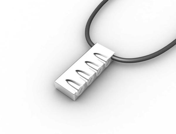 Tagor Jewelry Top Quality Trendy Classic 316L Stainless Steel Necklace Pendant
