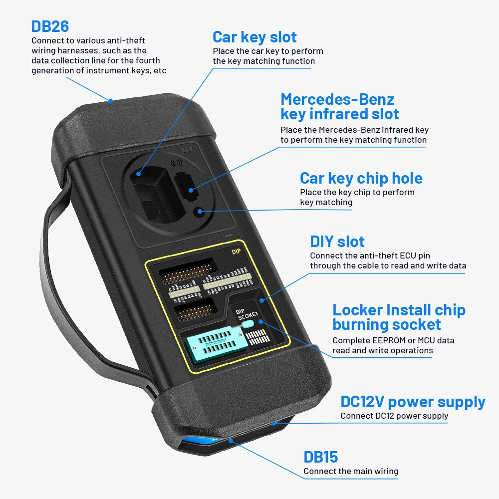 LAUNCH X431 IMMO Plus X-PROG 3 Key Programmer Car OBD2 Diagnostic Tools IMMO Anti-Theft Programming 39 Reset PK immo eli