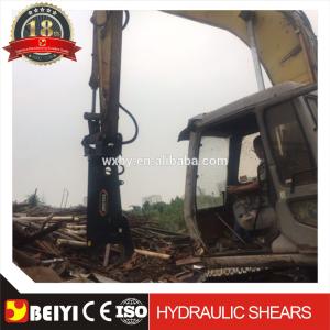 Wholesale BY-CS250RT Hydraulic scrap metal cutter for 6-40T excavator used/scrap sheet cutting scrap with factory price from china suppliers