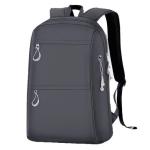 Black Oxford School Laptop Backpack For College Student