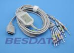 Nihon Kohden Cardiofax EKG ECG Cables And Leadwires 10 Leads / 12 - Channel