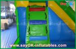 Children Blue / Yellow Commercial Inflatable Bounce House With Slide 3 Years
