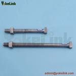 High Quality Forged Steel ASME B18.2.6 machine bolt For Electrical Utilities