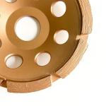 Factory 7inch Laser Welded 180mm Diamond Single Row Grinding Cup Wheel For