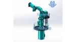 2.5t22m Electric Hydraulic Foldable Boom Marine Crane For Offshore Support