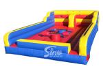 3in1 kids N adults interactive inflatable bungee run with joust poles from China
