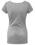 Scoop Neck Short Sleeve Maternity T Shirt / White Maternity Wear Tops Soft