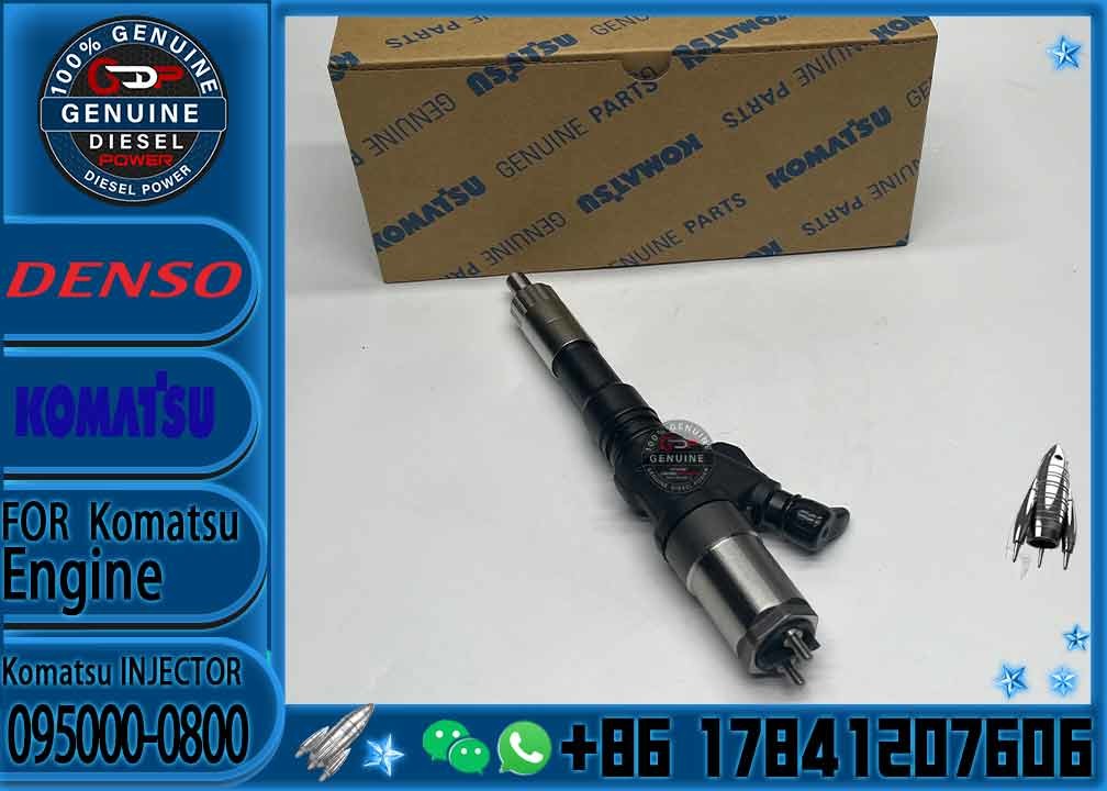 Diesel Fuel Engine Injection Injector Nozzle Common Rail Injector 095000-0800 095000-0801 6156-11-3100 For Komatsu Excav