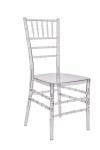 Plastic Acrylic Clear Resin Tiffany Chiavari Dining Chair For Wedding